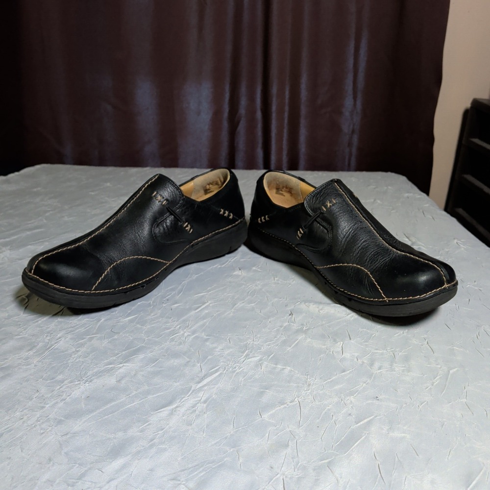 Clarks Unstructured Un Loop Shoes Loafers Womens … - image 3